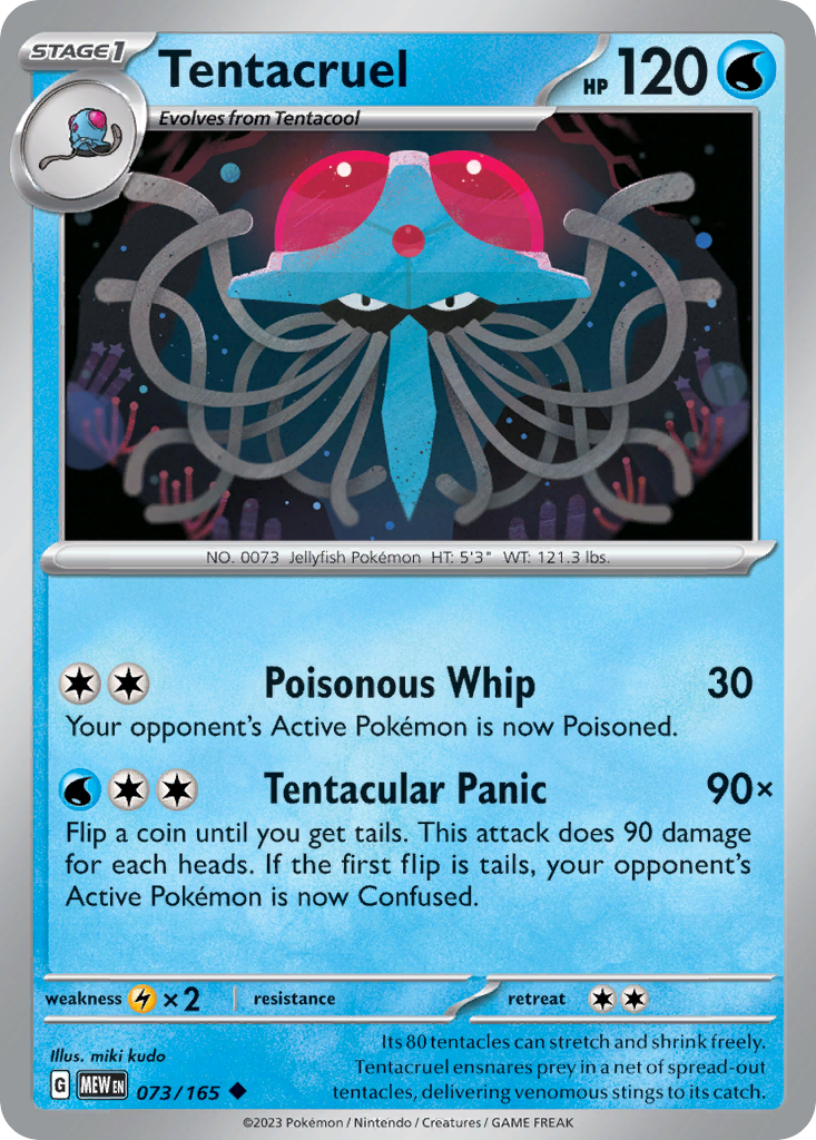 151 Set Tentacruel #73/165